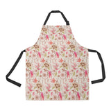 Swallow Pattern Print Design 01 All Over Print Adjustable Apron