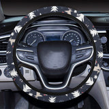 Deers Winter Christmas pattern Car Steering Wheel Cover