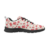 Rose Pattern Print Design 01 Women's Sneaker Shoes