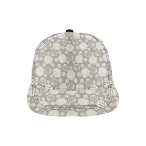 Scallop shell pattern All Over Print Snapback Cap