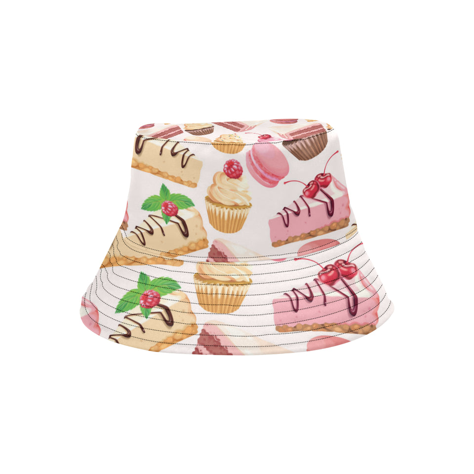 Cake cupcake sweets pattern Unisex Bucket Hat