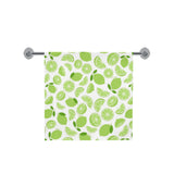 Lime design pattern Bath Towel