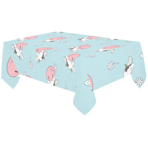 Cute cow flower pattern Tablecloth