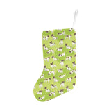 Jack Russel Pattern Print Design 01 Christmas Stocking