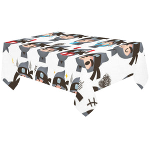 Cute ninja design pattern Tablecloth