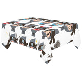 Cute ninja design pattern Tablecloth