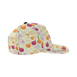 Onion garlic white red pattern All Over Print Snapback Cap