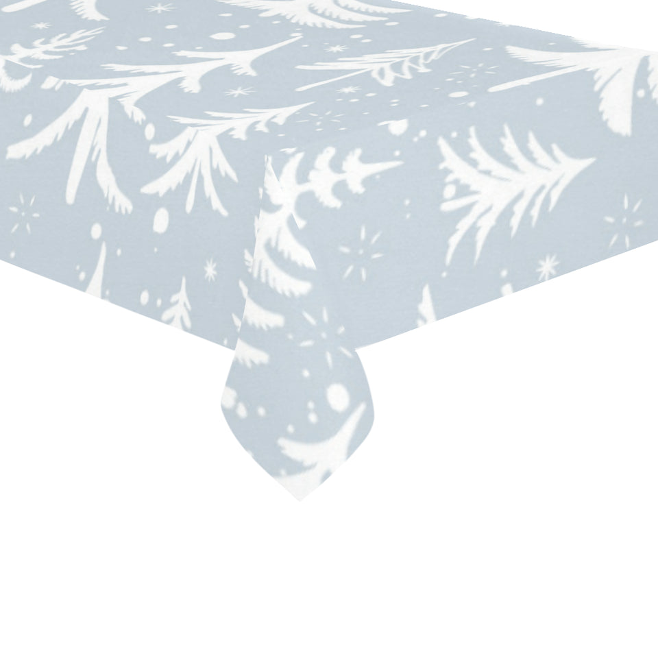 Christmas tree winter forest pattern Tablecloth