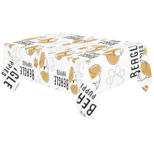 Cute beagle dog pattern background Tablecloth