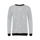 arabic star pattern Women's Crew Neck Sweatshirt