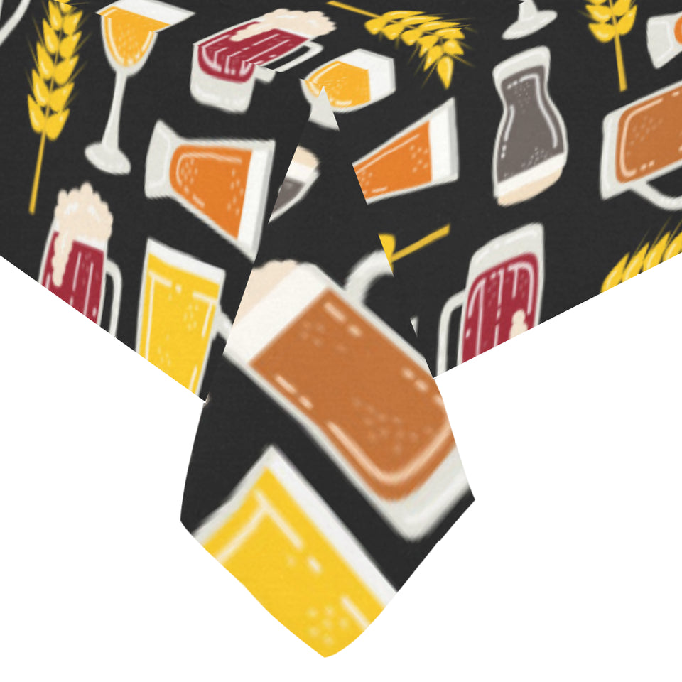 Beer type pattern Tablecloth