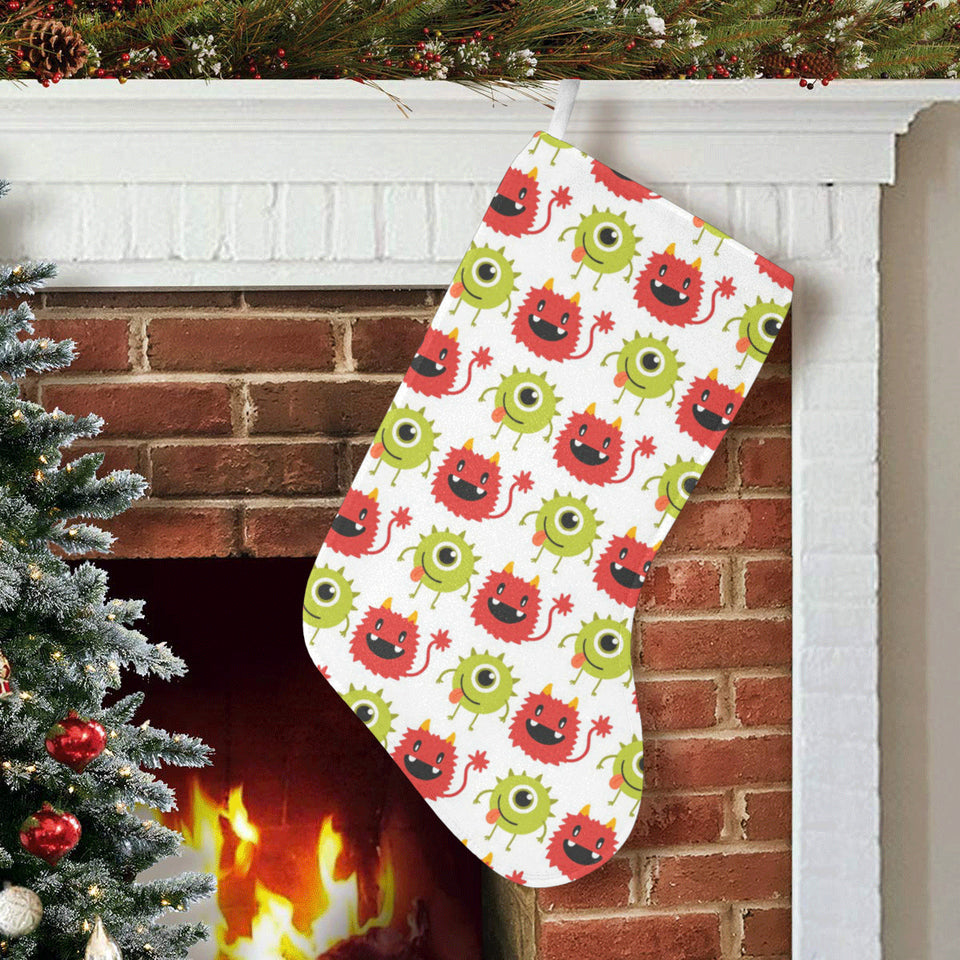Alien Pattern Print Design 05 Christmas Stocking