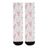 Hand drawn ice cream pattern Crew Socks