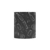 Beer hand drawn pattern Morphing Mug Heat Changing Mug