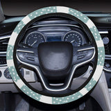 Crows christmas hat scarf Car Steering Wheel Cover