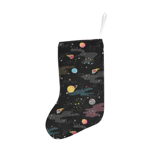 space pattern Christmas Stocking