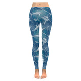 Shark hand drawn Women's Legging Fulfilled In US