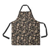 Rose Pattern Print Design 04 All Over Print Adjustable Apron