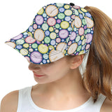 Colorful clock background All Over Print Snapback Cap