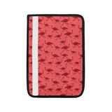 Ostrich Pattern Print Design 03 Car Seat Belt Cover