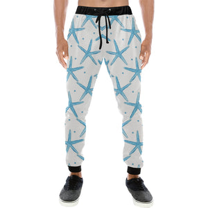 Watercolor starfish pattern Unisex Casual Sweatpants