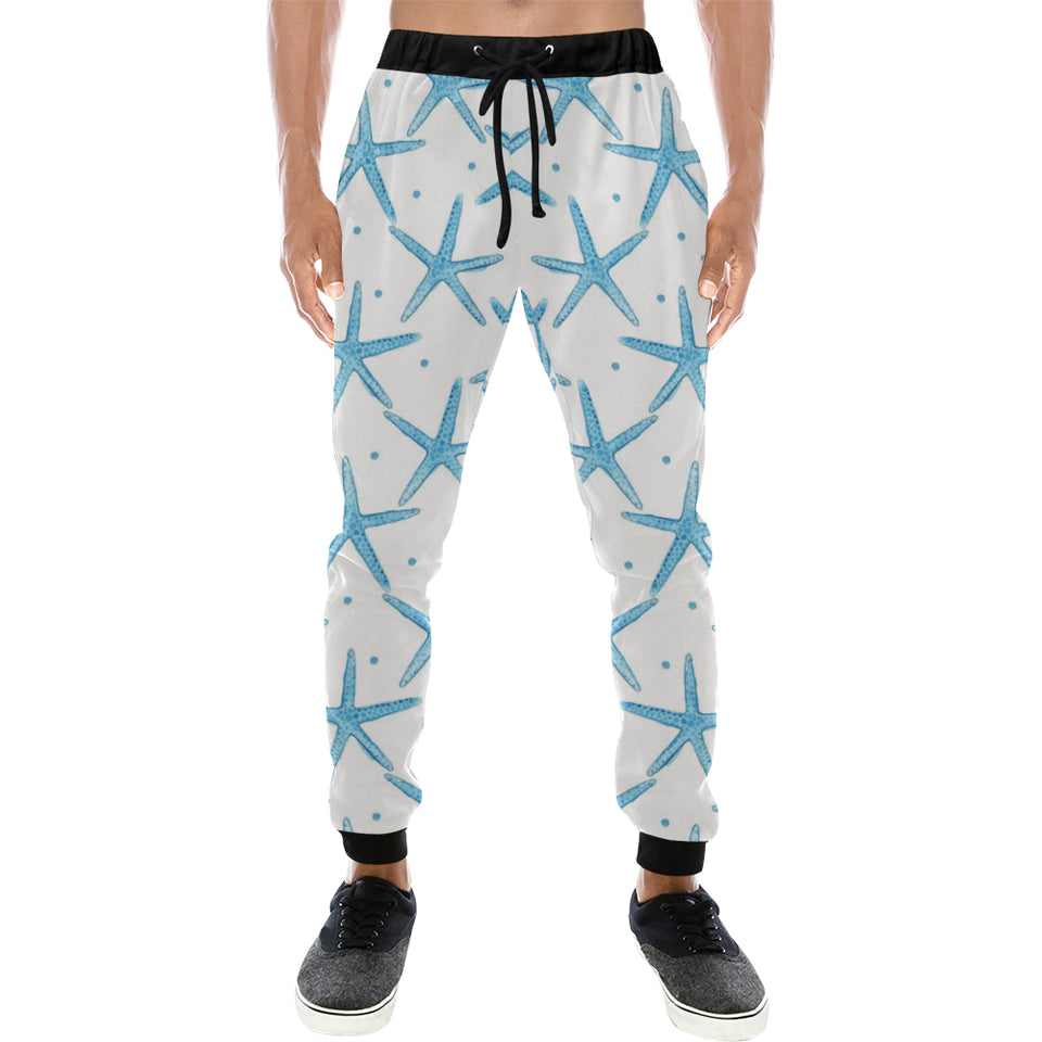 Watercolor starfish pattern Unisex Casual Sweatpants