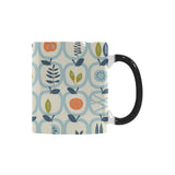 apples leaves pattern Morphing Mug Heat Changing Mug