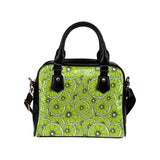 Slices of Lime design pattern Shoulder Handbag