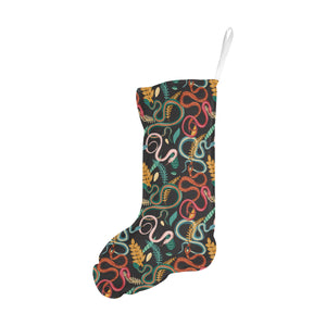 Colorful snake plant pattern Christmas Stocking