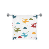 Colorful helicopter pattern Bath Towel