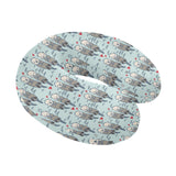 Lovely Sea Otter Pattern U-Shaped Travel Neck Pillow