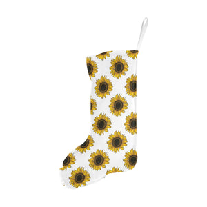sunflowers design pattern Christmas Stocking