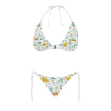 Cute funny kids dinosaurs pattern Sexy Bikinis Two-Piece Swimsuits