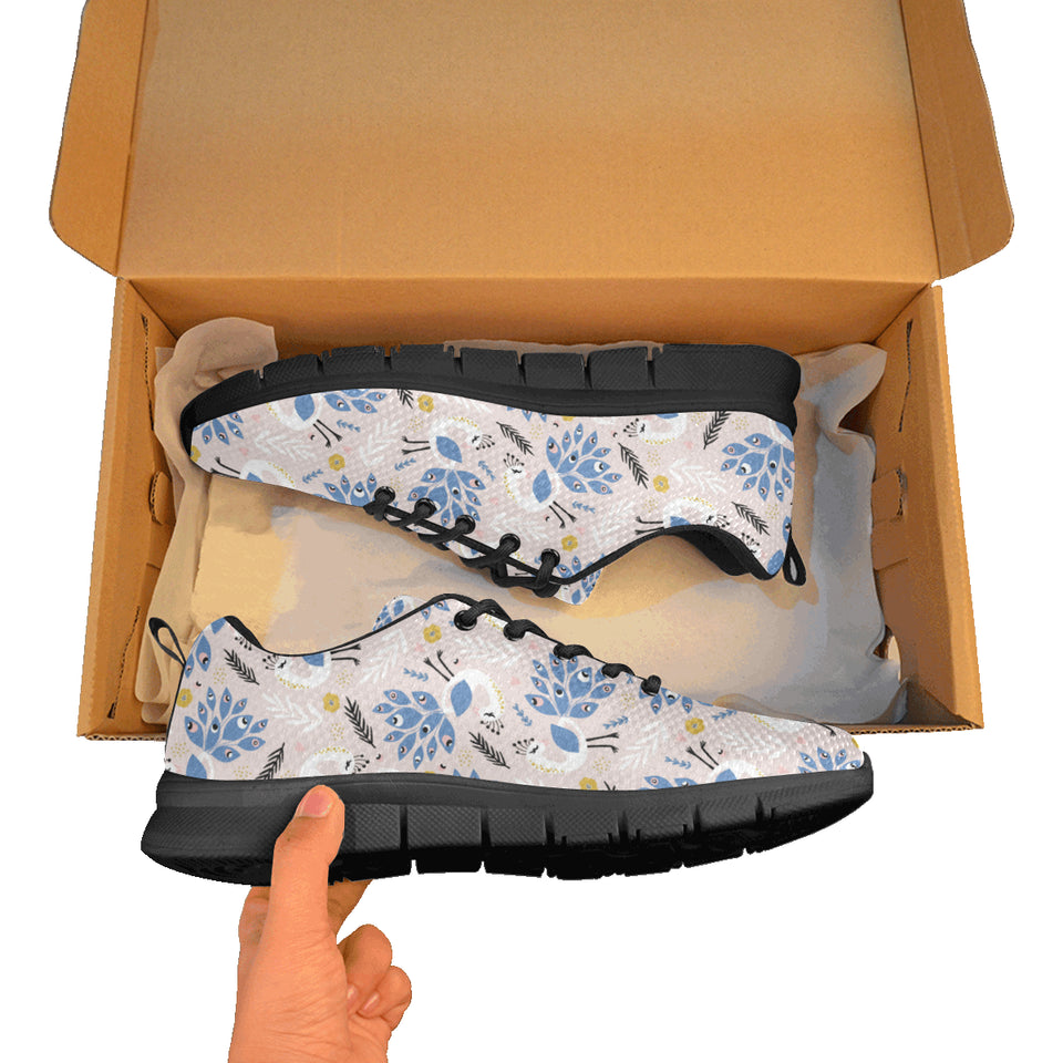 Cute peacock pattern Men's Sneaker Shoes