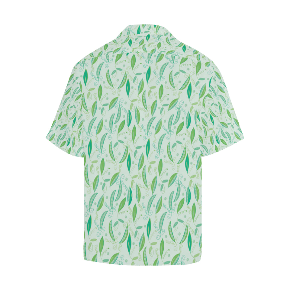 Green Peas Pattern Print Design 01 Men's All Over Print Hawaiian Shirt (Model T58)