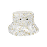 Christmas tree Christmas element Silver gold patte Unisex Bucket Hat
