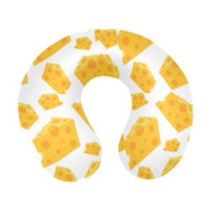 Cheese slice pattern U-Shaped Travel Neck Pillow