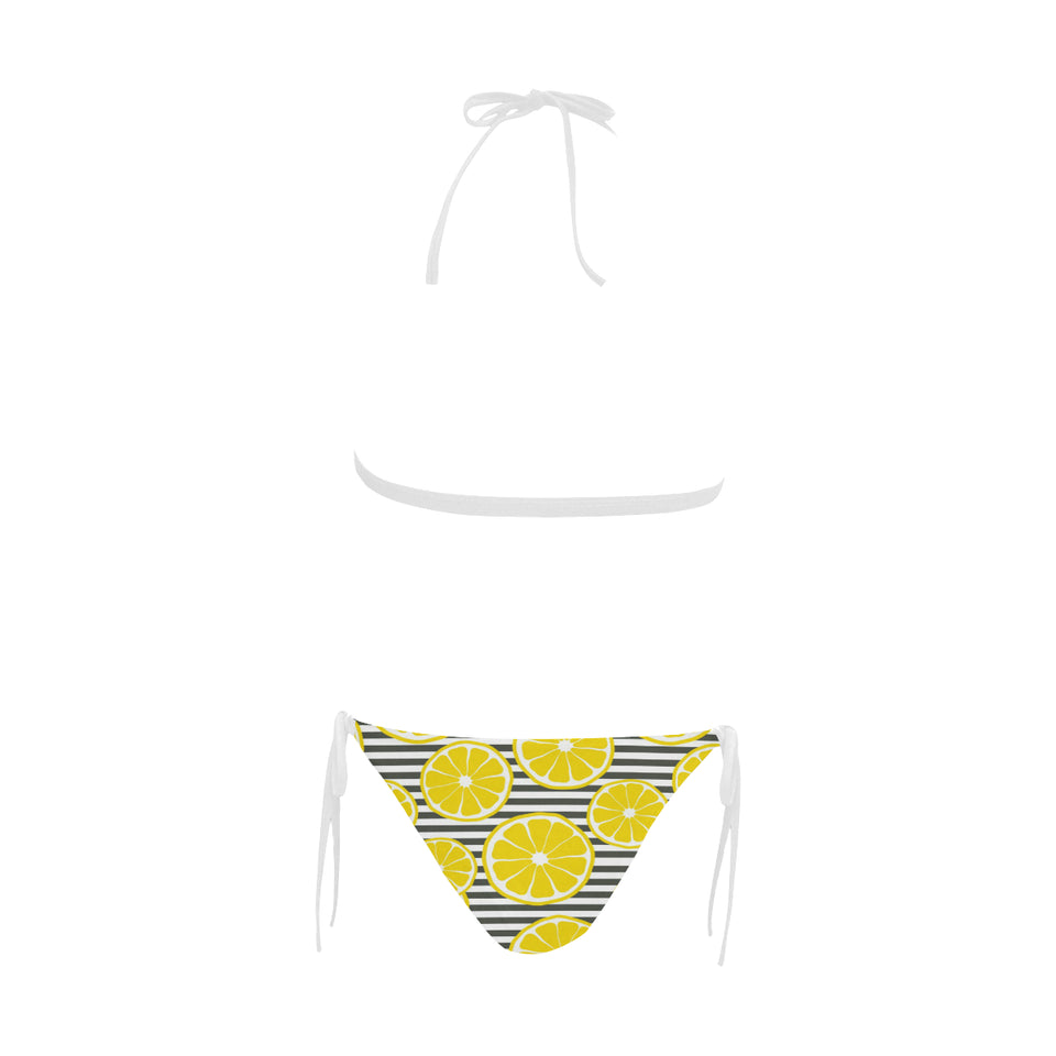 slice of lemon design pattern Sexy Bikinis Two-Piece Swimsuits