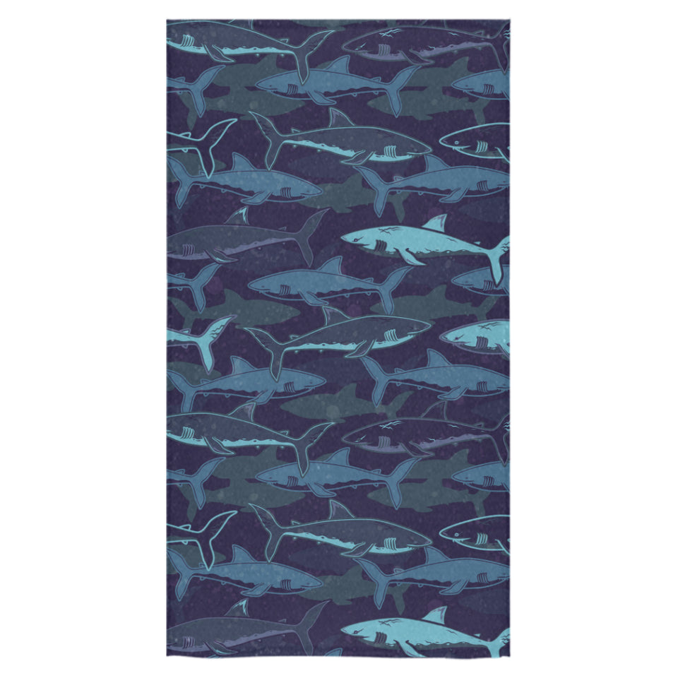 Shark pattern Bath Towel