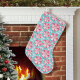 3D sakura cherry blossom pattern Christmas Stocking