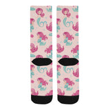 Cute little mermaid pattern Crew Socks