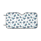 Pigeon Pattern Print Design 02 Car Sun Shade