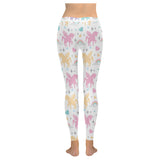 colorful unicorn rainbow heart pattern Women's Legging Fulfilled In US