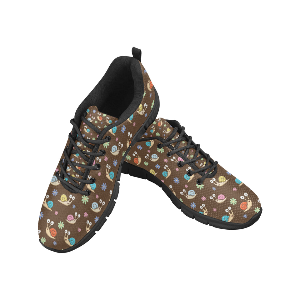 Snail Pattern Print Design 03 Women's Sneaker Shoes