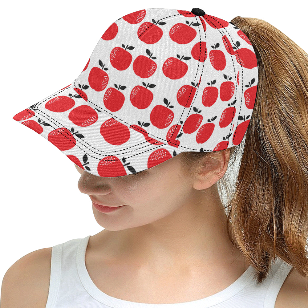 red apples white background All Over Print Snapback Cap