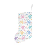 colorful unicorn rainbow heart pattern Christmas Stocking