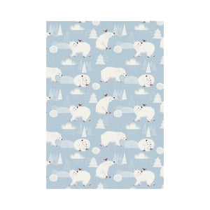 Cute polar bears Christmas decoration pattern House Flag Garden Flag