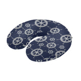 nautical steering wheel design pattern U-Shaped Travel Neck Pillow
