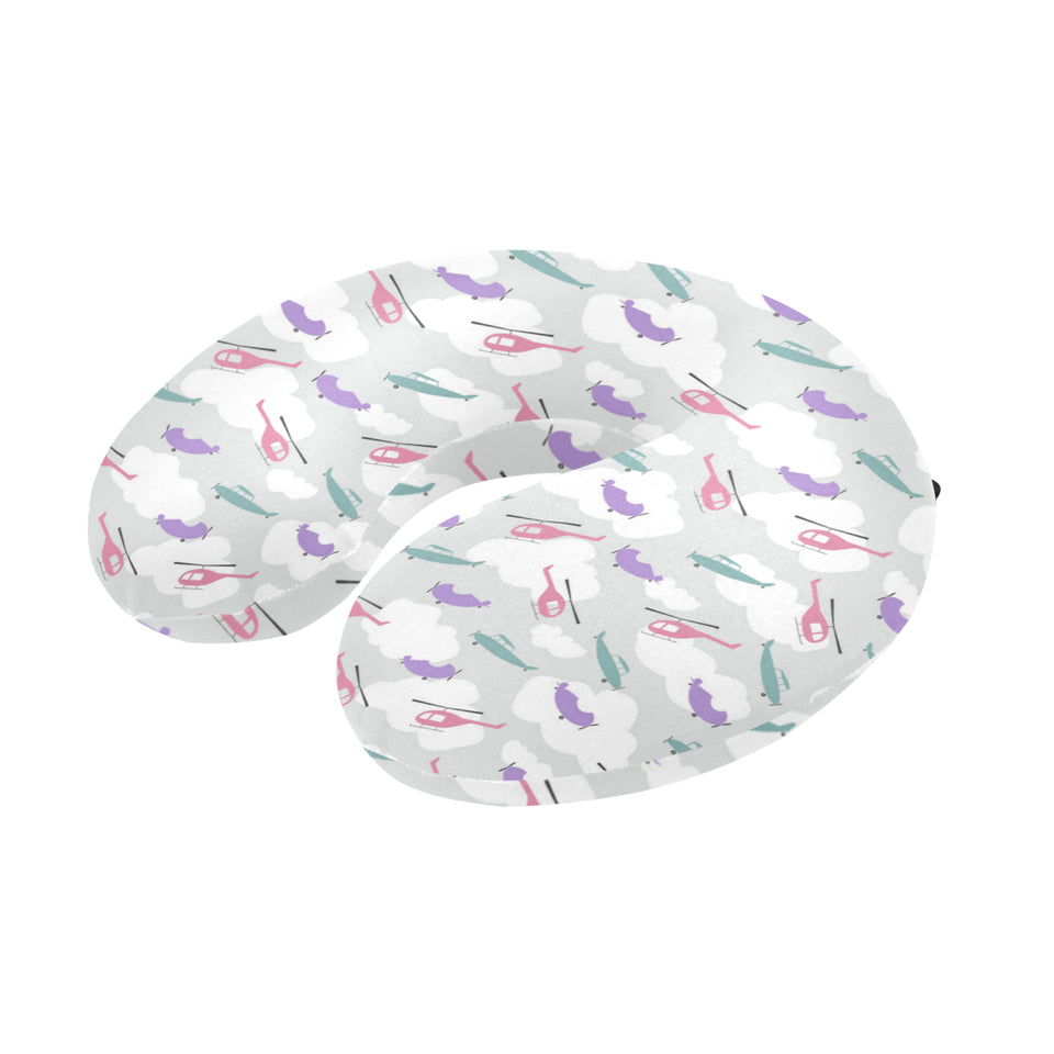 Helicopter plane pattern U-Shaped Travel Neck Pillow