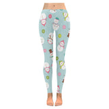 Cute snowman snowflake pattern Women's Legging Fulfilled In US